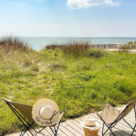Unique ! Acces Direct A La Plage ! Duplex Avec Grand Solarium Batz-sur-Mer Bagian luar foto