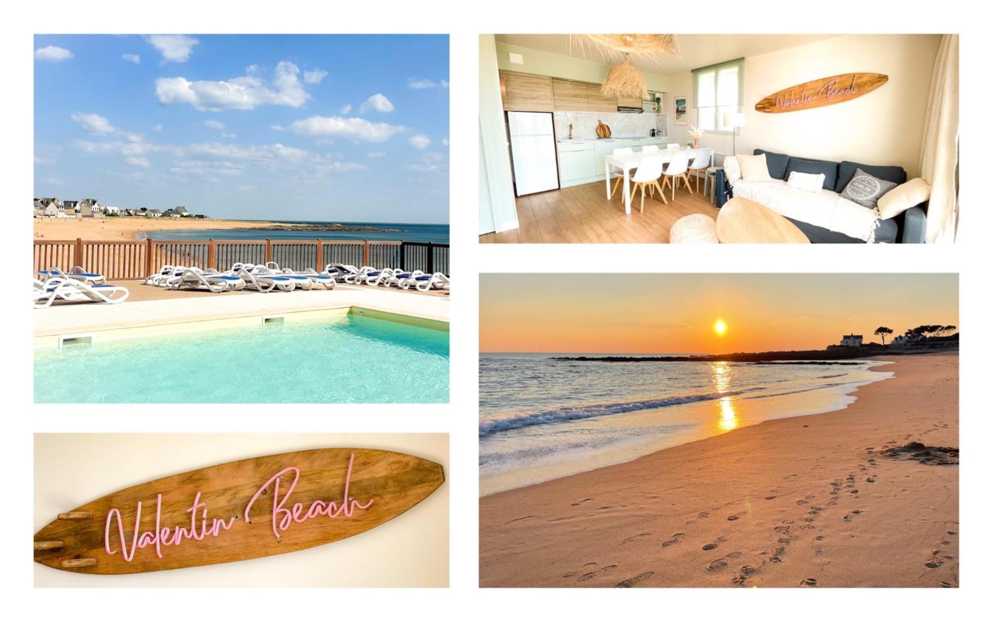 Unique ! Acces Direct A La Plage ! Duplex Avec Grand Solarium Batz-sur-Mer Bagian luar foto