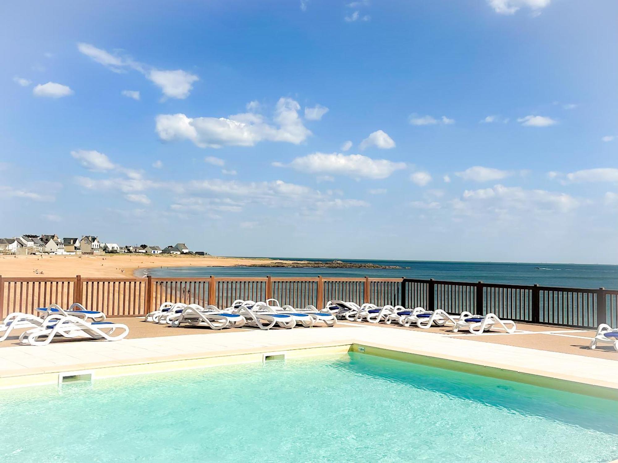 Unique ! Acces Direct A La Plage ! Duplex Avec Grand Solarium Batz-sur-Mer Bagian luar foto