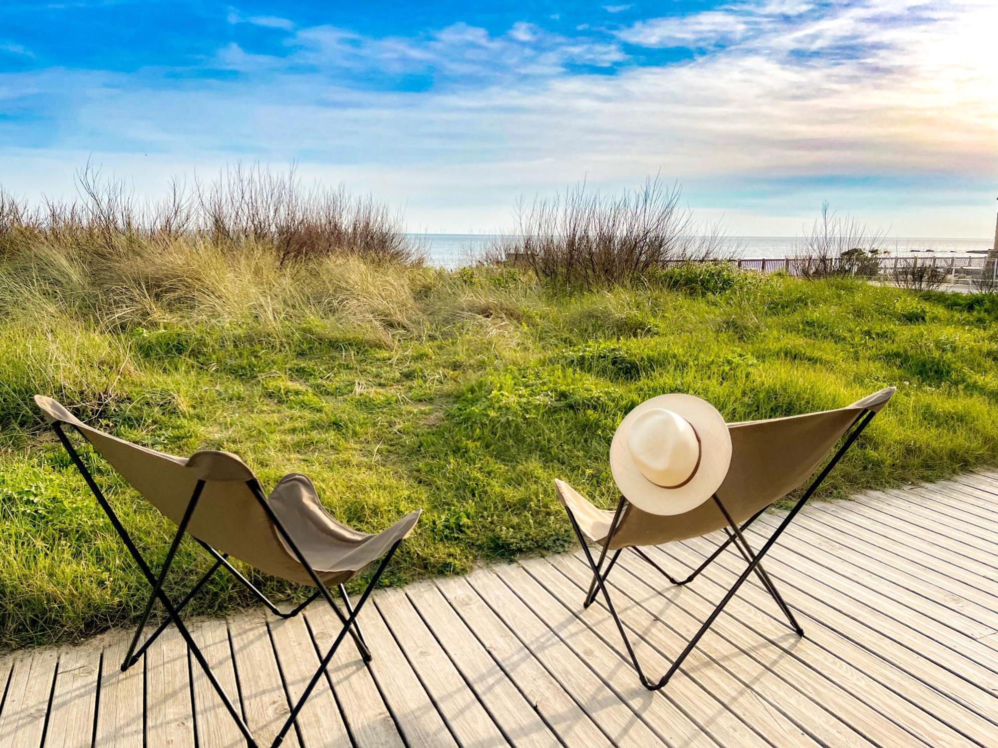 Unique ! Acces Direct A La Plage ! Duplex Avec Grand Solarium Batz-sur-Mer Bagian luar foto